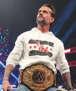 Best in the World CM Punk Retro White Hoodie
