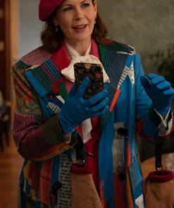 Carrie Preston Elsbeth Season 3 NYC Printed Coat