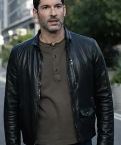 Colin Glass CIA S01 Black Leather Jacket
