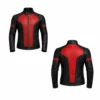 Deadpool Red & Black Leather Jacket