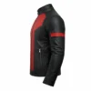 Deadpool Red & Black Leather Jacket