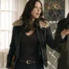 Elle Greenaway Criminal Minds Shearling Leather Jacket