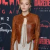 Jayden Bartels Brown Cropped Leather Jacket
