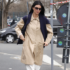 Kendall Jenner Milan 2026 Car Coat