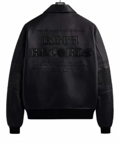 Kith Records x Avirex Leather Jacket