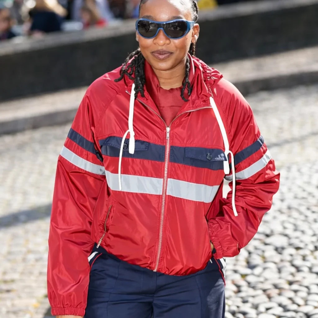 Little Simz Fashion Week Paris Jacket