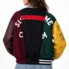 MM6 Supreme Split Varsity Jacket
