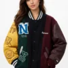 MM6 Supreme Split Varsity Jacket