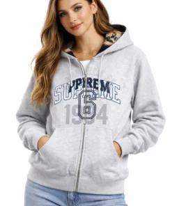 MM6 Supreme Zip-Up Hoodie