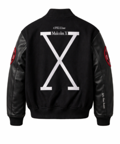Malcolm X 40 Acres Supreme Varsity Jacket