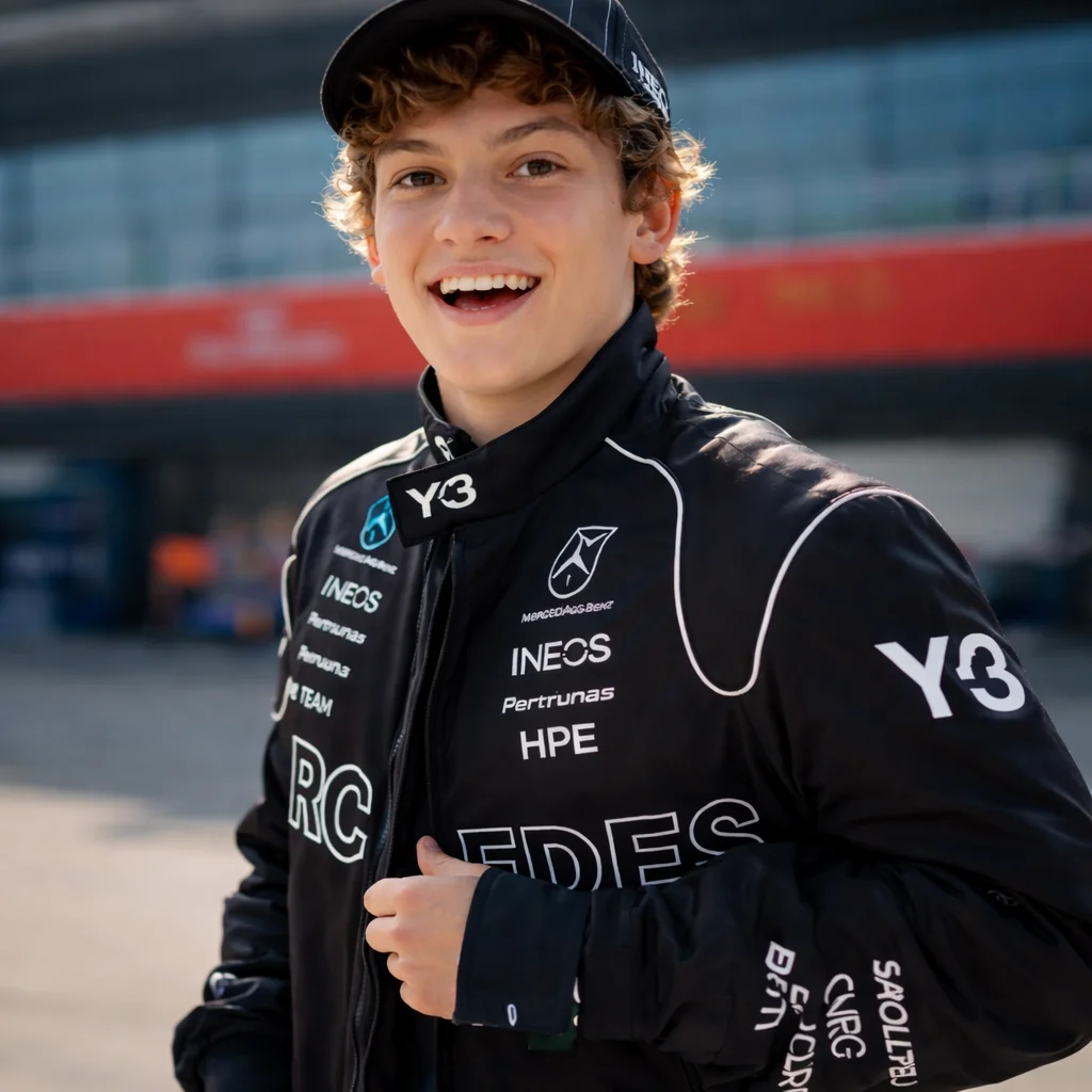 Mercedes-AMG Y-3 Kimi Antonelli Black Jacket