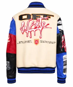 Off White Multipatch Varsity Jacket
