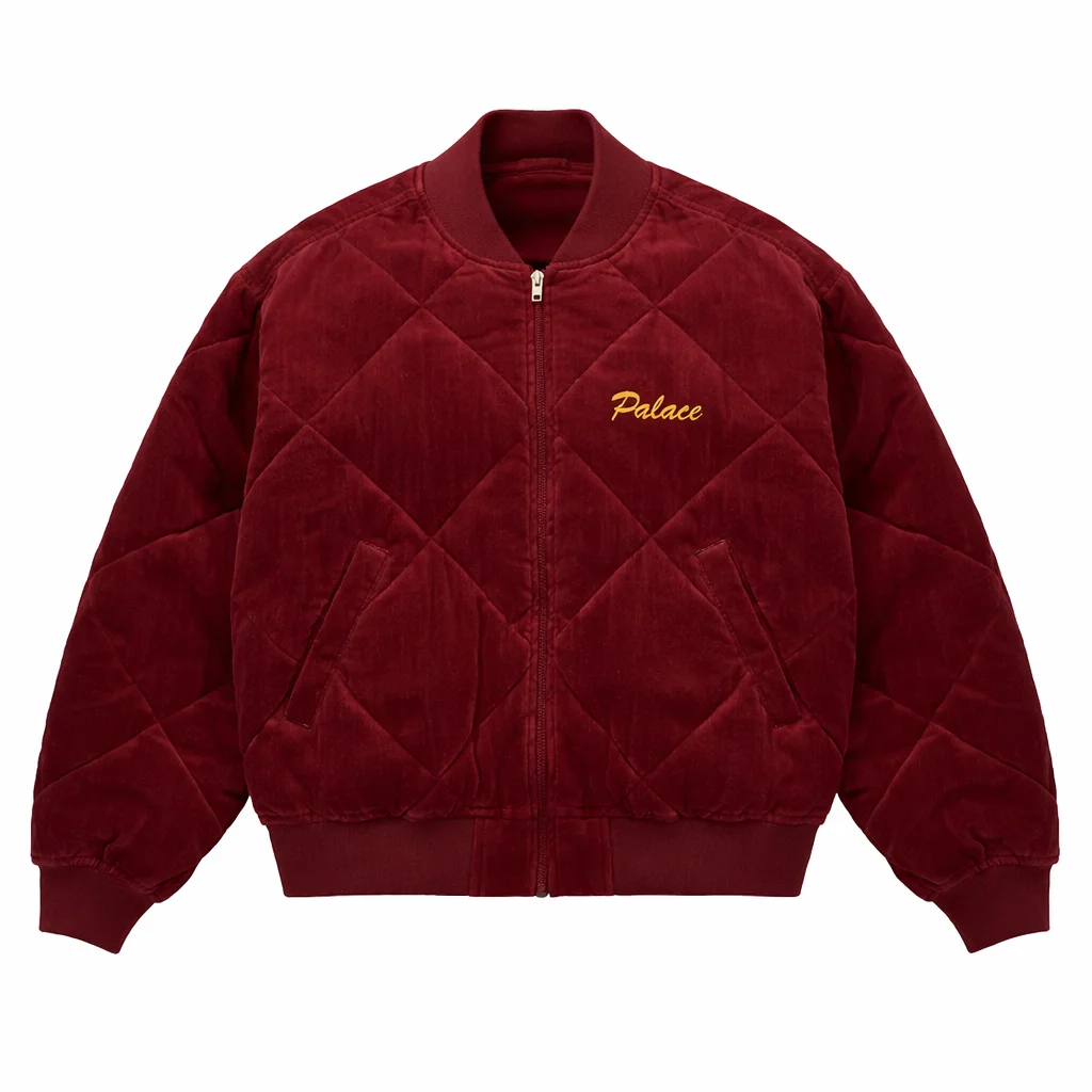 Palace S26 Hungry Raccoon Quilted Bomber Jacket