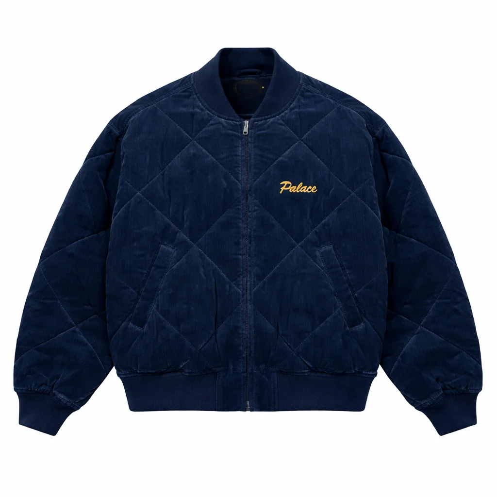 Palace S26 Hungry Raccoon Quilted Bomber Jacket