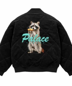 Palace S26 Hungry Raccoon Quilted Bomber Jacket