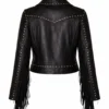 SXSW Premiere Lainey Wilson Black Leather Jacket