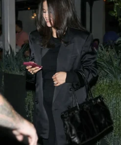 Selena Gomez LA 2026 Oversized Black Blazer
