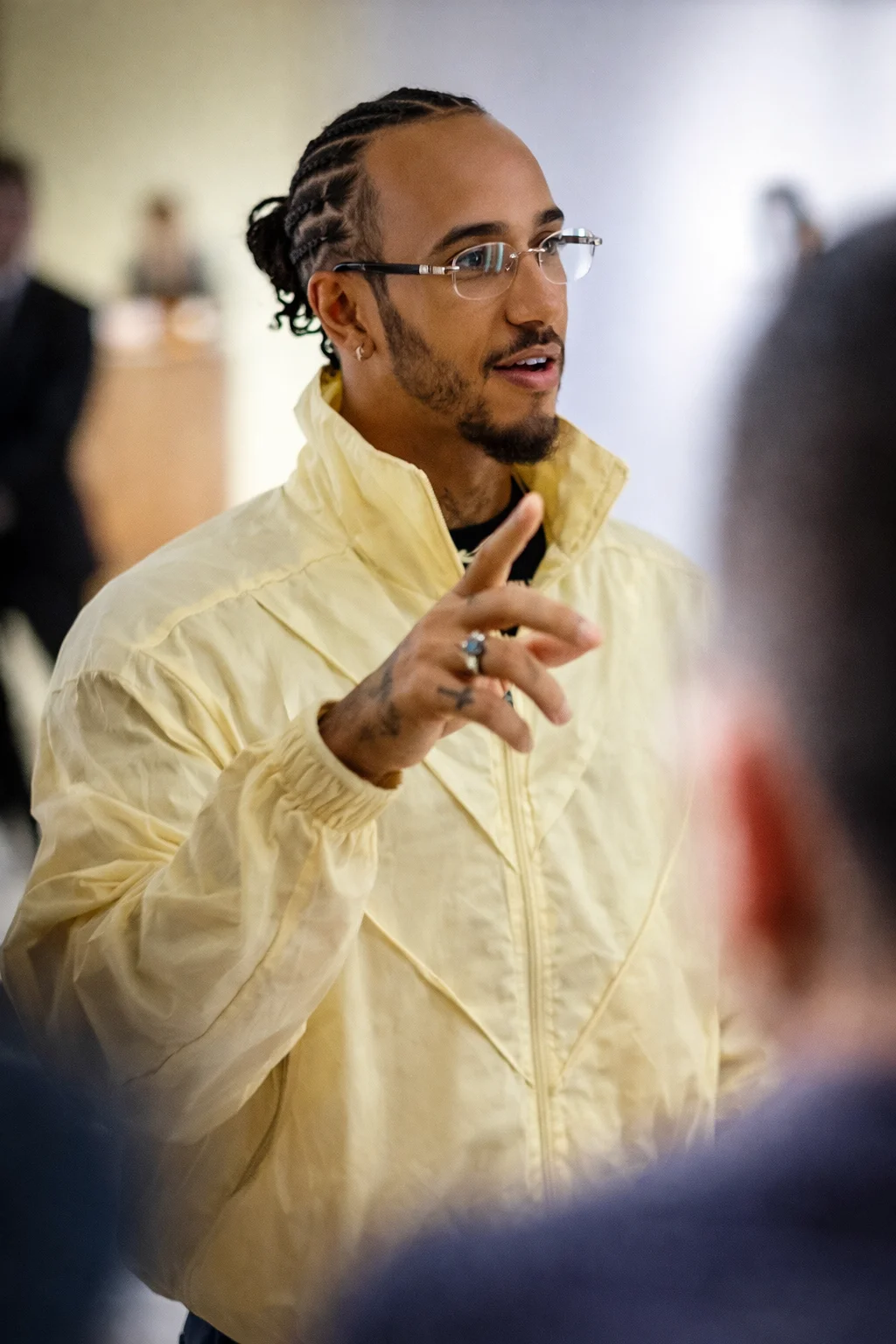 TeamLH Exhibition Lewis Hamilton Yellow Jacket