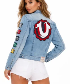 True Religion Patch Denim Jacket