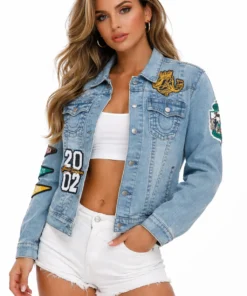 True Religion Patch Denim Jacket