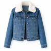 Women’s Fur Collar Denim Jacket