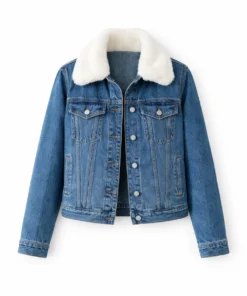 Women’s Fur Collar Denim Jacket