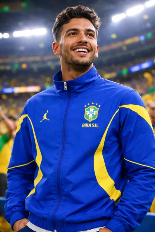 Fifa World Cup 2026 Nike × Jordan Brazil Anthem Jacket match day outfit