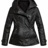 The Walking Dead Season 11 Maggie Greene Black Leather Jacket