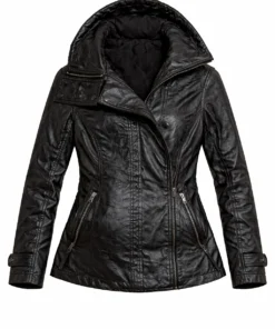 The Walking Dead Season 11 Maggie Greene Black Leather Jacket