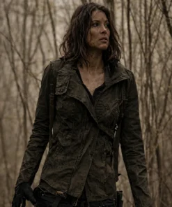 The Walking Dead Season 11 Maggie Greene Leather Jacket
