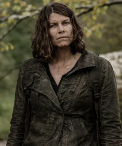 The Walking Dead Season 11 Maggie Greene Leather Jacket