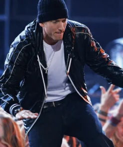 52nd Annual Grammy Eminem Black Jacket