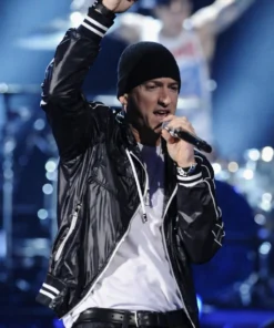52nd Annual Grammy Eminem Black Jacket