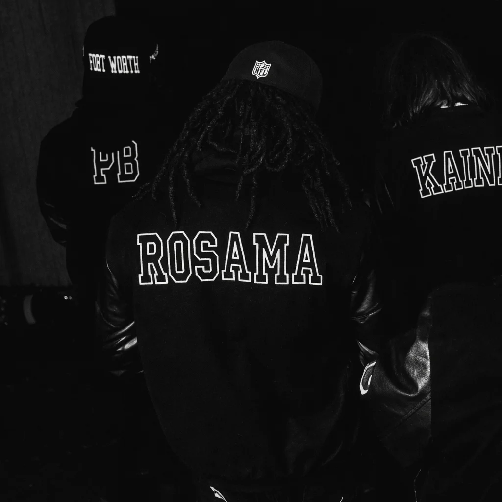 6WA Black Rolling Stone Varsity Jacket