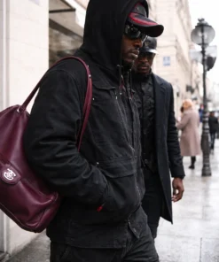 A$AP Rocky Black Hooded Jacket