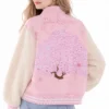 Cherry Blossom Varsity Jacket