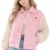 Cherry Blossom Varsity Jacket