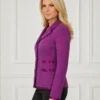 Dana Perino America’s Newsroom 2026 Purple Tweed Jacket