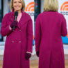Dylan Dreyer The Today Show 2026 Pink Double Breasted Coat