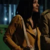 Dove Cameron 56 Days 2026 Yellow Cropped Blazer Jacket