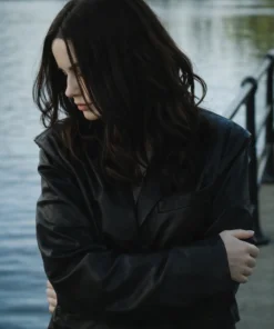 Dove Cameron 56 Days Season 1 Black Leather Blazer