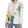 Karl Lagerfeld Paris Floral Blazer