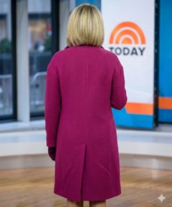 Dylan Dreyer The Today Show 2026 Pink Double Breasted Coat