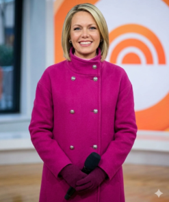 Dylan Dreyer The Today Show 2026 Pink Double Breasted Coat