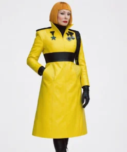 Glenn Close Sunrise on the Reaping 2026 Yellow Coat