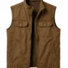 Hive 2026 Aaron Dominguez Brown Cotton Vest