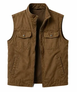 Hive 2026 Aaron Dominguez Brown Cotton Vest