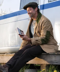 Hugh Jackman The Sheep Detectives Brown Coat
