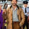 Hugh Jackman The Sheep Detectives Brown Coat