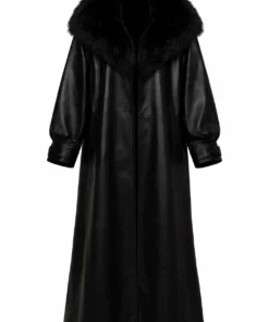 Jenna Ortega Sundance 2026 Film Festival Leather Coat